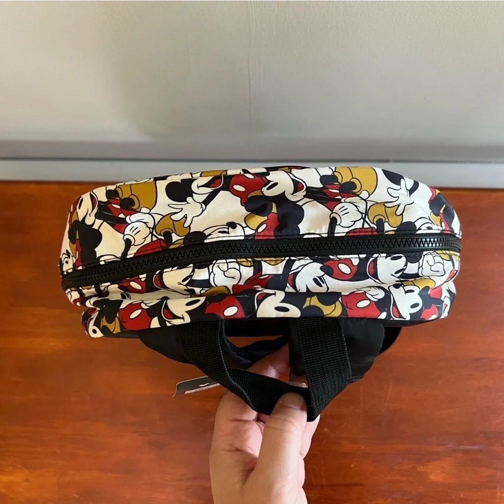 NWT Disney Bioworld Mickey Mouse Print Full Size Backpack